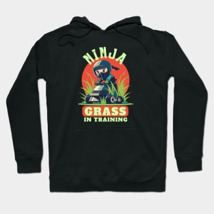 Ninja Grass In Training Hoodie